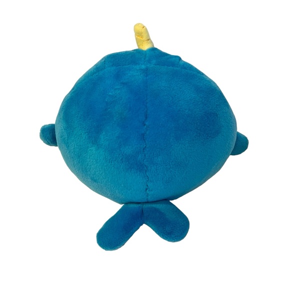 Fiesta Gumballs 2, Plush 8.5" Blue Narwhal - Picture 2 of 4